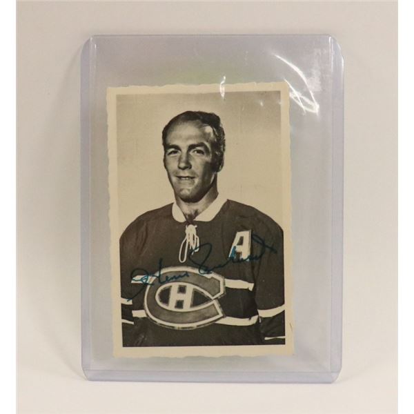 1970 HENRI RICHARD DECKLE EDGE HOCKEY CARD