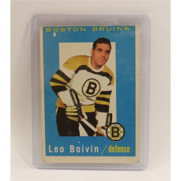 1959 LEO BOIVIN HOCKEY CARD