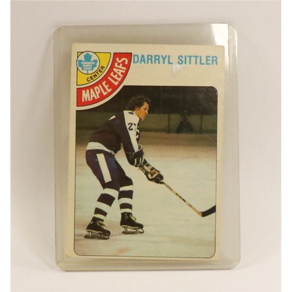 1978 DARRYL SITTLER HOCKEY CARD