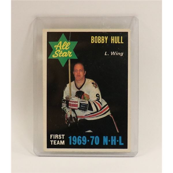 1970 BOBBY HULL HOCKEY CARD