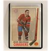 Image 1 : 1969 JEAN BELIVEAU HOCKEY CARD