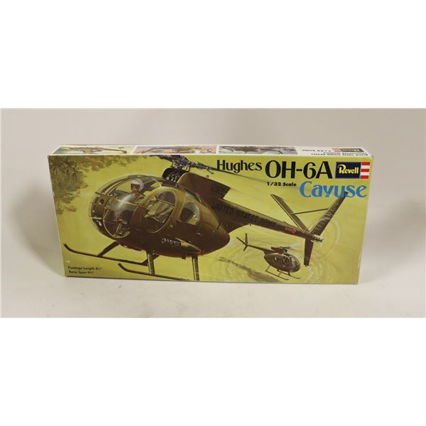 REVELL HUGHES CAYUSE HELICOPTER MODEL KIT IN BOX