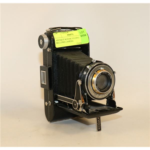 ANTIQUE KODAK FOLDING BELLOWS CAMERA