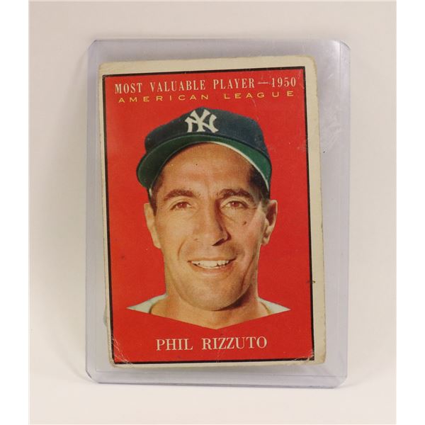1950 PHIL RIZZUTO MVP BASEBALL