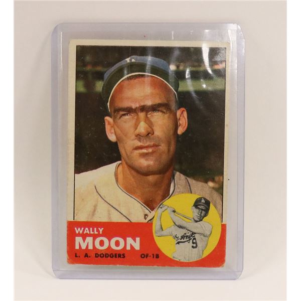 1963 WALLY MOON BASEBALL CARD