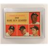 Image 1 : 1961 MICKEY MANTLE HOME RUN LEADER CARD
