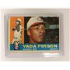 Image 1 : 1960 VADA PINSON BASEBALL CARD HOF