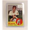 Image 1 : 1963 HOYT WILHELM BASEBALL CARD