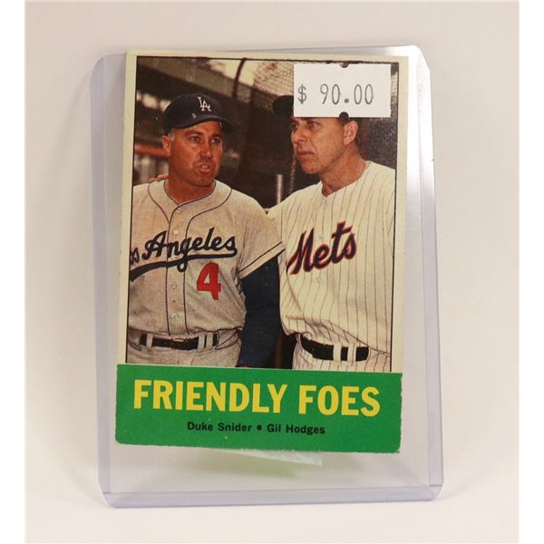 1963 DUKE SNIDER BASEBALL CARD