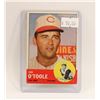 Image 1 : 1963 JIM O TOOLE BASEBALL CARD