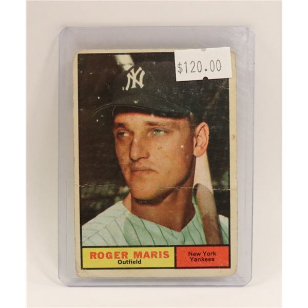 1961 ROGER MARIS BASEBALL CARD