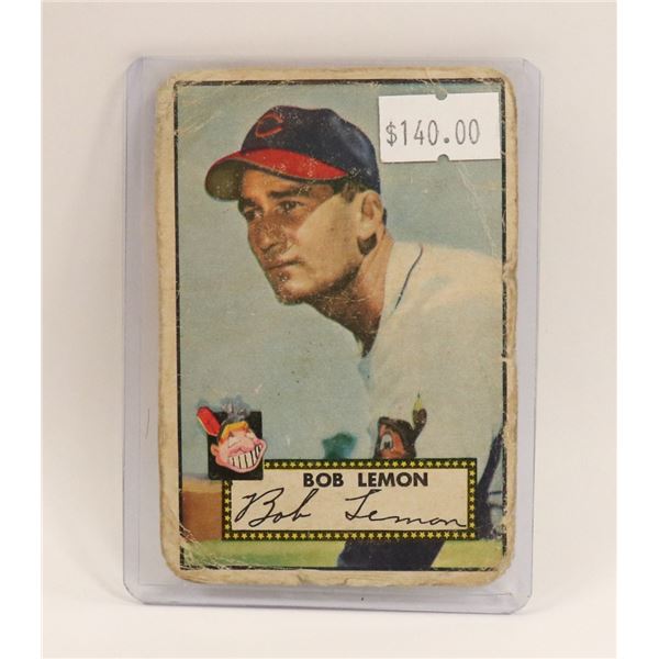1952 TOPPS BOB LEMON BASEBALL CARD