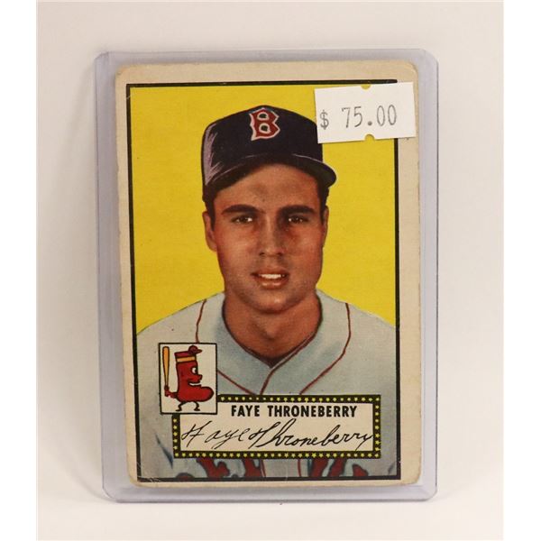 1952 TOPPS FAYE THORNEBERRY