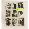 Image 1 : LOT OF 9 1960S BEATLES CARDS