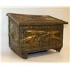 Image 1 : 1900S ENGLISH BRASS TRIMMED FIRE BOX