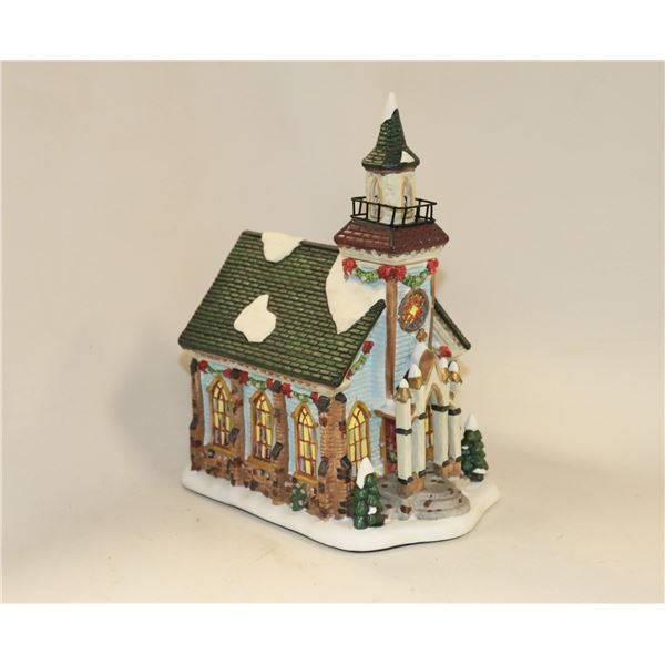 PORCELAIN FIBRE OPTIC CITY HALL BUILDING