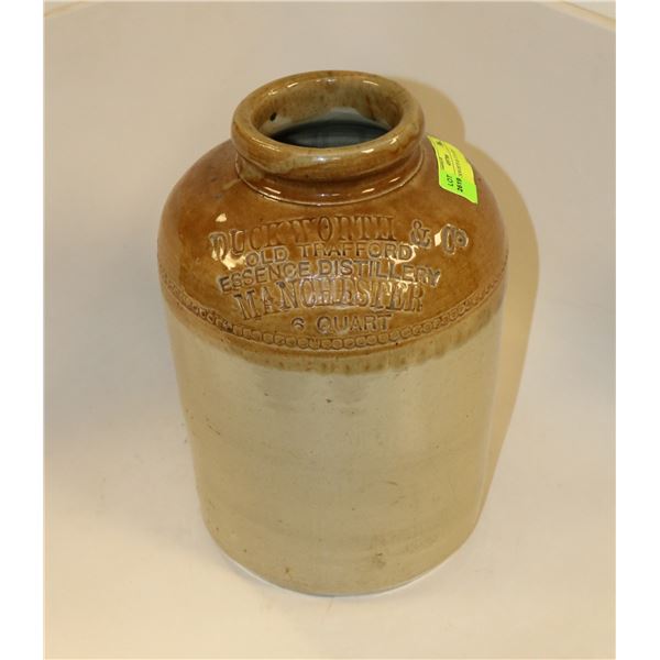 1800S DUCKWORTH & CO 6 QRT CROCK