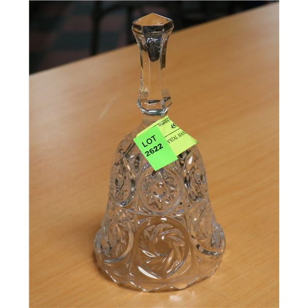CUT CRYSTAL HAND BELL