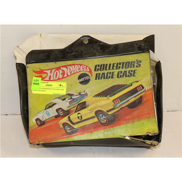 REDLINE HOTWHEELS IN CASE FOR RESTORATION