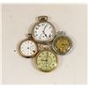 Image 1 : LOT OF FOUR ANTIQUE POCKET WATCHES FOR REPAIR