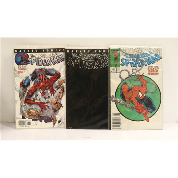 LOT OF THREE COLLECTOR SPIDER-MAN COMICS