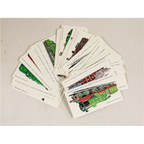 SET OF TOBACCO CARDS RAILWAY THEME