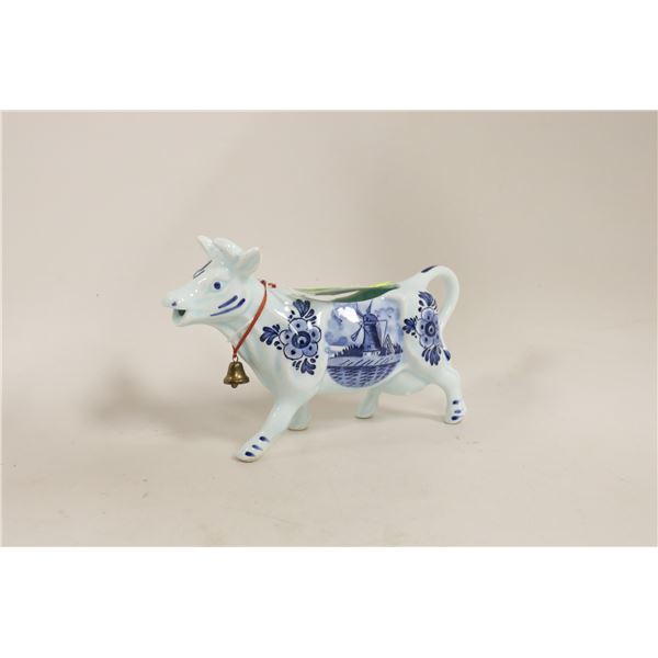DUTCH CERAMIC COW ORNAMENT