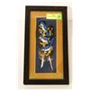 Image 1 : HAND PAINTED FRAMED FEATHERS