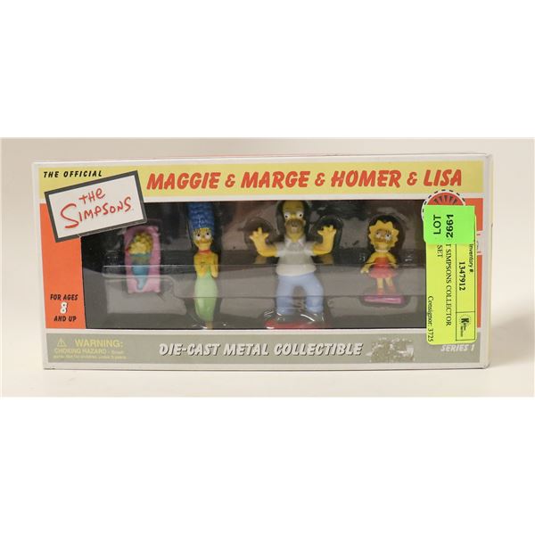 DIECAST SIMPSONS COLLECTOR FIGURE SET
