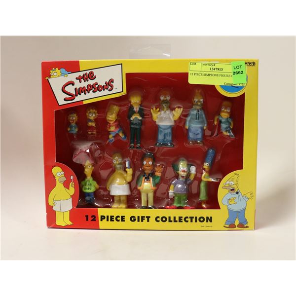12 PIECE SIMPSONS FIGURE GIFT SET