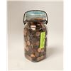 Image 1 : LARGE ANTIQUE JAR OF PENNIES