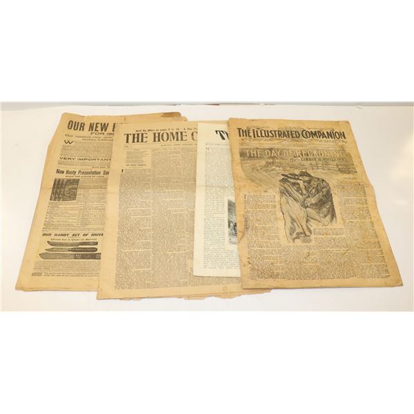 LOT OF 5 1900S PAPERS