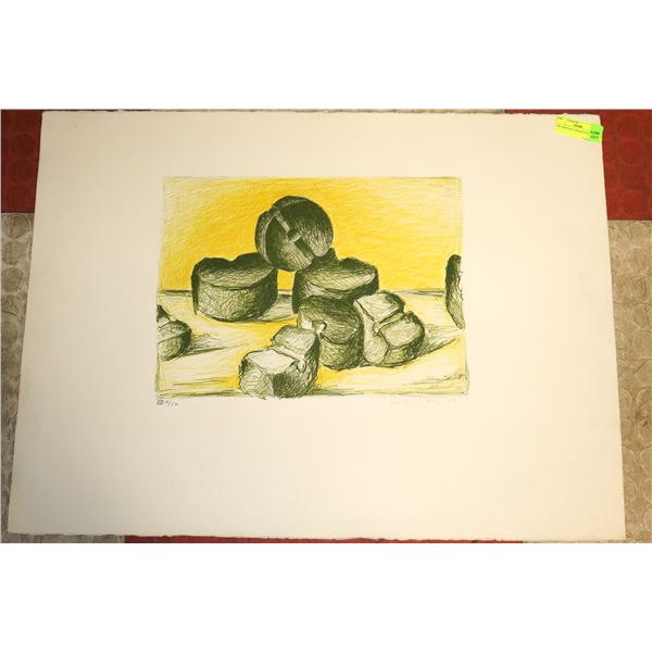 1969 ORIGINAL SIGNED SILK SCREEN