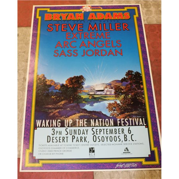 WAKING UP THE NATION CONCERT POSTER