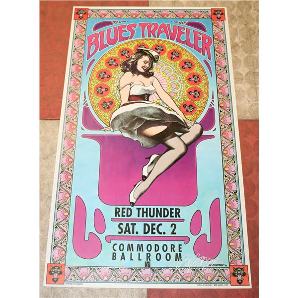 ORIGINAL SIGNED BOB MASSE BLUES TRAVELLER CONCERT