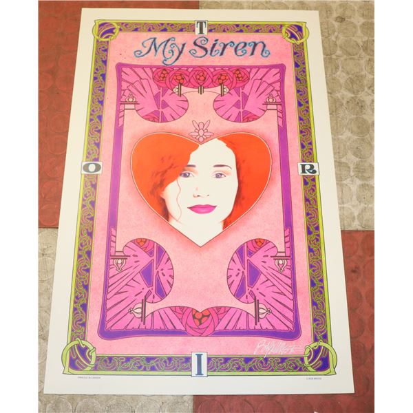 MY SIREN CONCERT POSTER SIGNED BOB MASSE