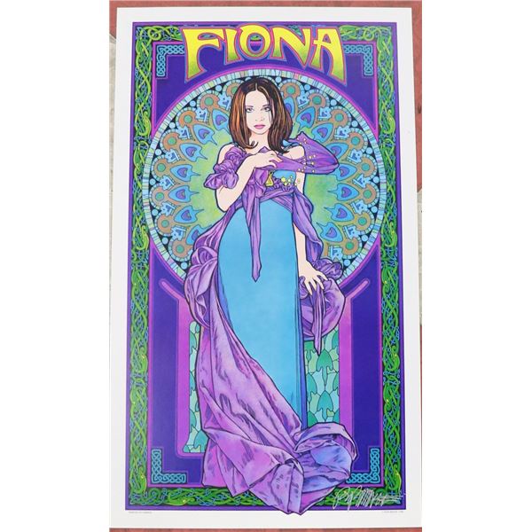 FIONA APPLE CONCERT POSTER SIGNED BOB MASSE