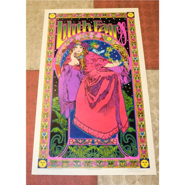 LILITH FAIR CONCERT POSTER SIGNED BOB MASSE