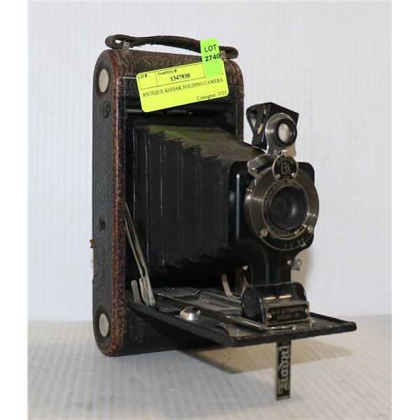 ANTIQUE KODAK FOLDING CAMERA
