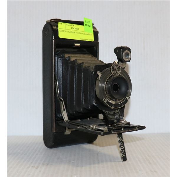 ANTIQUE KODAK FOLDING CAMERA