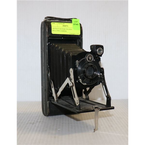 ANTIQUE KODAK FOLDING BELLOWS CAMERA