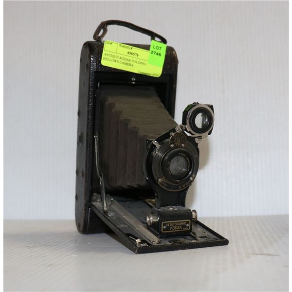 ANTIQUE KODAK FOLDING BELLOWS CAMERA