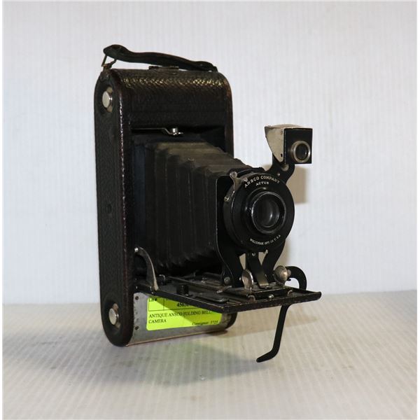 ANTIQUE ANSCO FOLDING BELLOWS CAMERA
