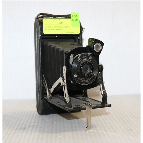 ANTIQUE KODAK FOLDING BELLOWS CAMERA