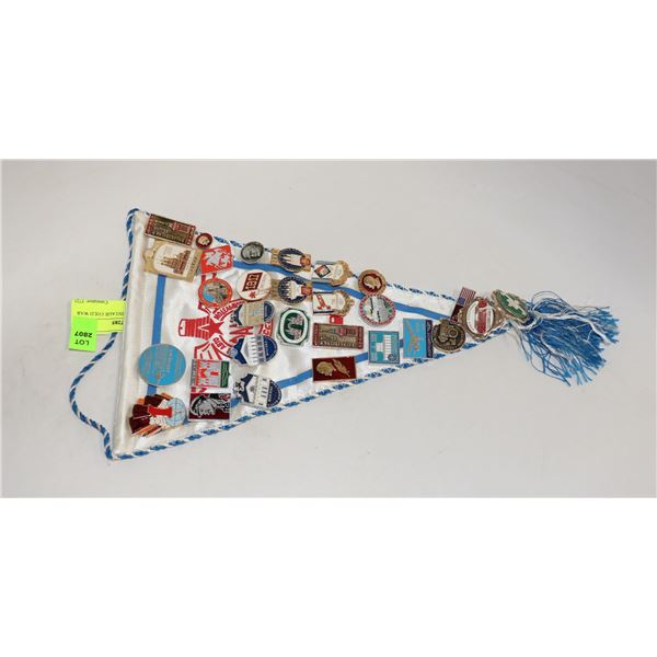 SELECTION OF VINTAGE COLD WAR RUSSIAN PINS