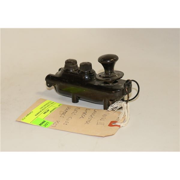 WW2 LANCASTER BOMBER TELEGRAPH KEY