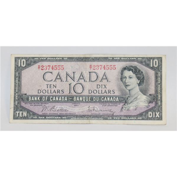 1954 CANADIAN $10 BILL COLLECTIBLE