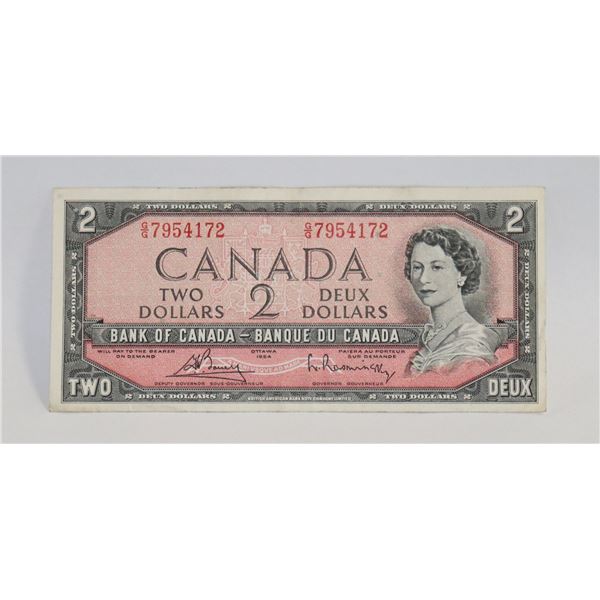 1954 CANADIAN $2 BILL COLLECTIBLE