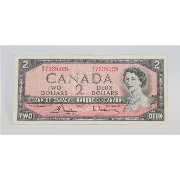 1954 CANADIAN $2 BILL COLLECTIBLE