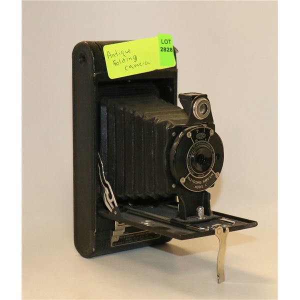 ANTIQUE FOLDING CAMERA